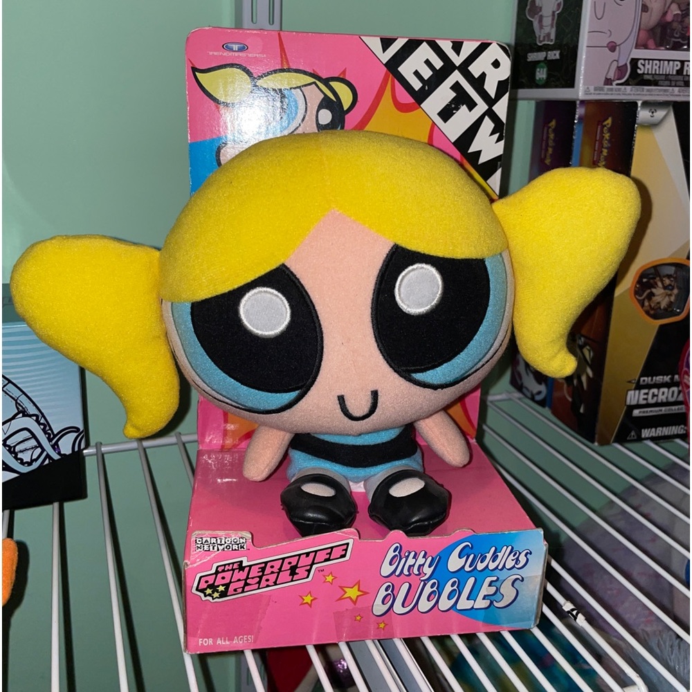 Vintage Powerpuff Girls Bubbles Plush  Y2K  NIB